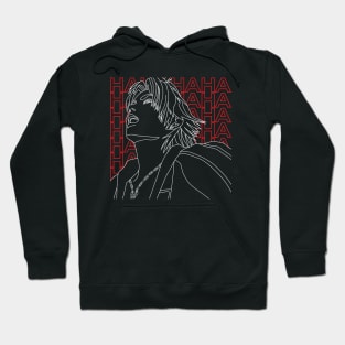 Laughing Tidus (White Outline) Hoodie